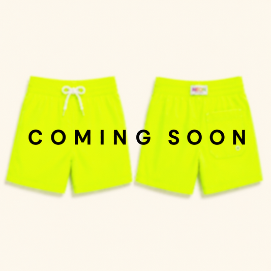 Neon Swim Trunks – Coming Soon